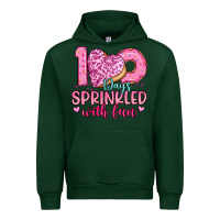 Forest Green 100 days sprinkled with fun Urban Hoodie - Artiststas