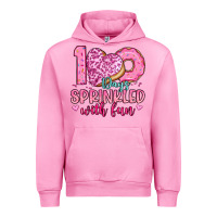 Fuchsia Pink 100 days sprinkled with fun Urban Hoodie - Artiststas