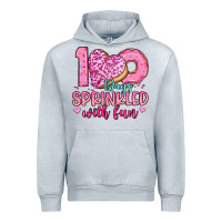 Heather Grey 100 days sprinkled with fun Urban Hoodie - Artiststas