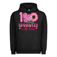 Pigment Black 100 days sprinkled with fun Urban Hoodie - Artiststas