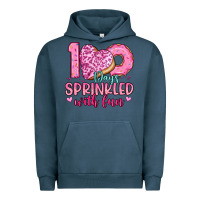 Pigment Midnight Navy 100 days sprinkled with fun Urban Hoodie - Artiststas