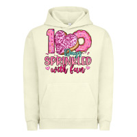 Pigment Pistachio 100 days sprinkled with fun Urban Hoodie - Artiststas