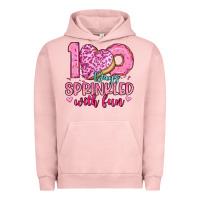 Pigment Salmon 100 days sprinkled with fun Urban Hoodie - Artiststas