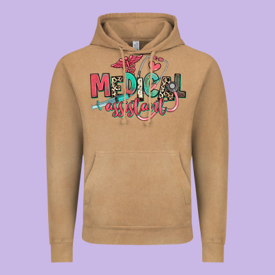 Medical Assistant Vintage Hoodie Designed By Ranaportraitstore