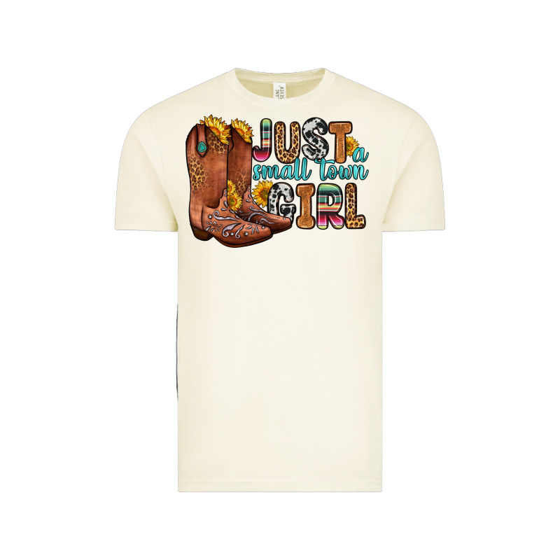 Just A Small Town Girl Vintage Tee by Zillion Design Studio | Teevron