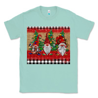 Seafoam Christmas gnomes Classic Tee - BarkalooDesign
