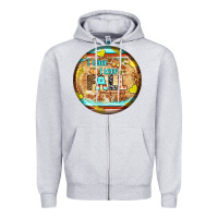 Heather Grey i think i love fall most of all Zipper Hoodie - BundleAndBundleShop