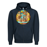 Navy i think i love fall most of all Zipper Hoodie - BundleAndBundleShop