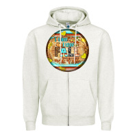 Oatmeal Heather i think i love fall most of all Zipper Hoodie - BundleAndBundleShop