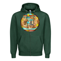 Sports Green i think i love fall most of all Zipper Hoodie - BundleAndBundleShop