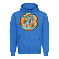 True Royal i think i love fall most of all Zipper Hoodie - BundleAndBundleShop