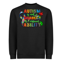 Black autism is not a disability its a different ability Heavyweight Sweatshirt - Zillion Design Studio