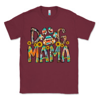 Burgundy dog mama Classic Tee - RacoonDesign