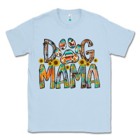 Dusty Blue dog mama Classic Tee - RacoonDesign