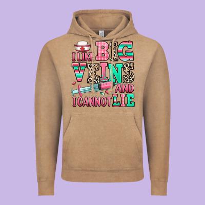 I Like Big Veins And I Cannot Lie Vintage Hoodie Designed By Ranaportraitstore