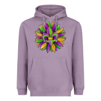Mardi Gras Carnival Sunflower Heavyweight Hoodie | Teevron