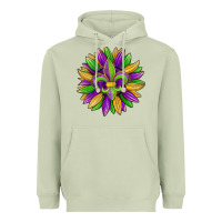Matcha mardi gras carnival sunflower Heavyweight Hoodie - Jasminsmagicworld