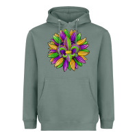 Sage mardi gras carnival sunflower Heavyweight Hoodie - Jasminsmagicworld