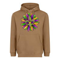 Toasted Coconut mardi gras carnival sunflower Heavyweight Hoodie - Jasminsmagicworld