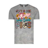 Just A Girl Who Loves Pigs Vintage Tee | Teevron