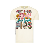 Vintage Arctic just a girl who loves pigs Vintage Tee - Zillion Design Studio