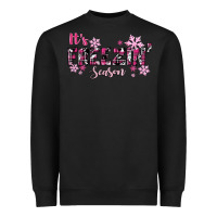 Black It's Freezin Season Pink Christmas Heavyweight Sweatshirt - RanaPortraitStore