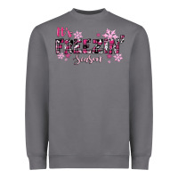 Storm It's Freezin Season Pink Christmas Heavyweight Sweatshirt - RanaPortraitStore