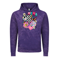 Cloud Purple retro mama Vintage Hoodie - JahusDesignShop