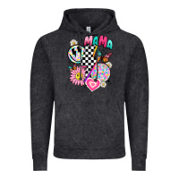 Vintage Black retro mama Vintage Hoodie - JahusDesignShop