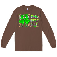 Chestnut one lucky dude Long Sleeve Tee - RacoonDesign