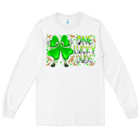 White one lucky dude Long Sleeve Tee - RacoonDesign