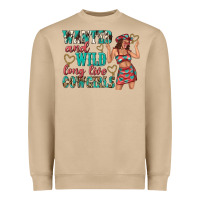 Mushroom wanted and wild long live cowgirls Heavyweight Sweatshirt - texasbilliewilder