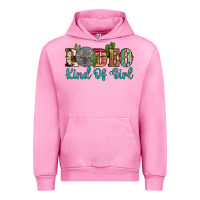 Fuchsia Pink rodeo kind of girl Urban Hoodie - Artiststas