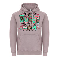 Vintage Zinc my favorite nurse calls me mom Vintage Hoodie - RanaPortraitStore