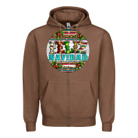 Chestnut Christmas feliz navidad Zipper Hoodie - Artiststas