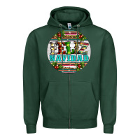 Sports Green Christmas feliz navidad Zipper Hoodie - Artiststas