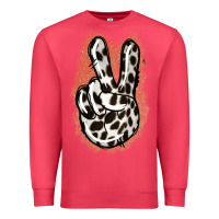 Dalmatians Skin Peace Sign Premium Sweatshirt | Teevron