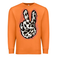 Carrot Dalmatians Skin Peace Sign Premium Sweatshirt - Jasminsmagicworld