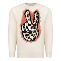 Sandshell Dalmatians Skin Peace Sign Premium Sweatshirt - Jasminsmagicworld