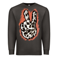 Smoke Dalmatians Skin Peace Sign Premium Sweatshirt - Jasminsmagicworld