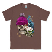 Chestnut winter skeleton skull Classic Tee - FaDigitalArtStudio
