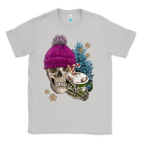 Moon Dust winter skeleton skull Classic Tee - FaDigitalArtStudio