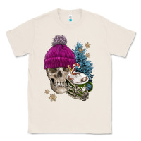 Natural winter skeleton skull Classic Tee - FaDigitalArtStudio