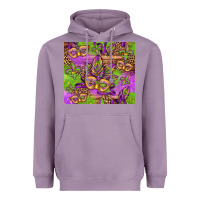 Lavender mardi gras carnival masks and fleur de lis Heavyweight Hoodie - Jasminsmagicworld
