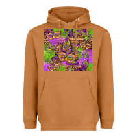 Meerkat mardi gras carnival masks and fleur de lis Heavyweight Hoodie - Jasminsmagicworld