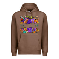 Chestnut halloween nurse pumpkin custom name Premium Hoodie - NancyCooperArtShop