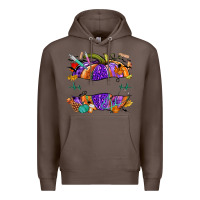 Coffee halloween nurse pumpkin custom name Premium Hoodie - NancyCooperArtShop