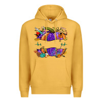 Mustard halloween nurse pumpkin custom name Premium Hoodie - NancyCooperArtShop