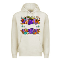 Oatmeal Heather halloween nurse pumpkin custom name Premium Hoodie - NancyCooperArtShop