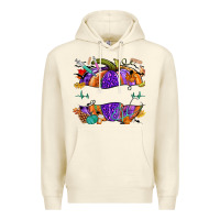 Sandshell halloween nurse pumpkin custom name Premium Hoodie - NancyCooperArtShop